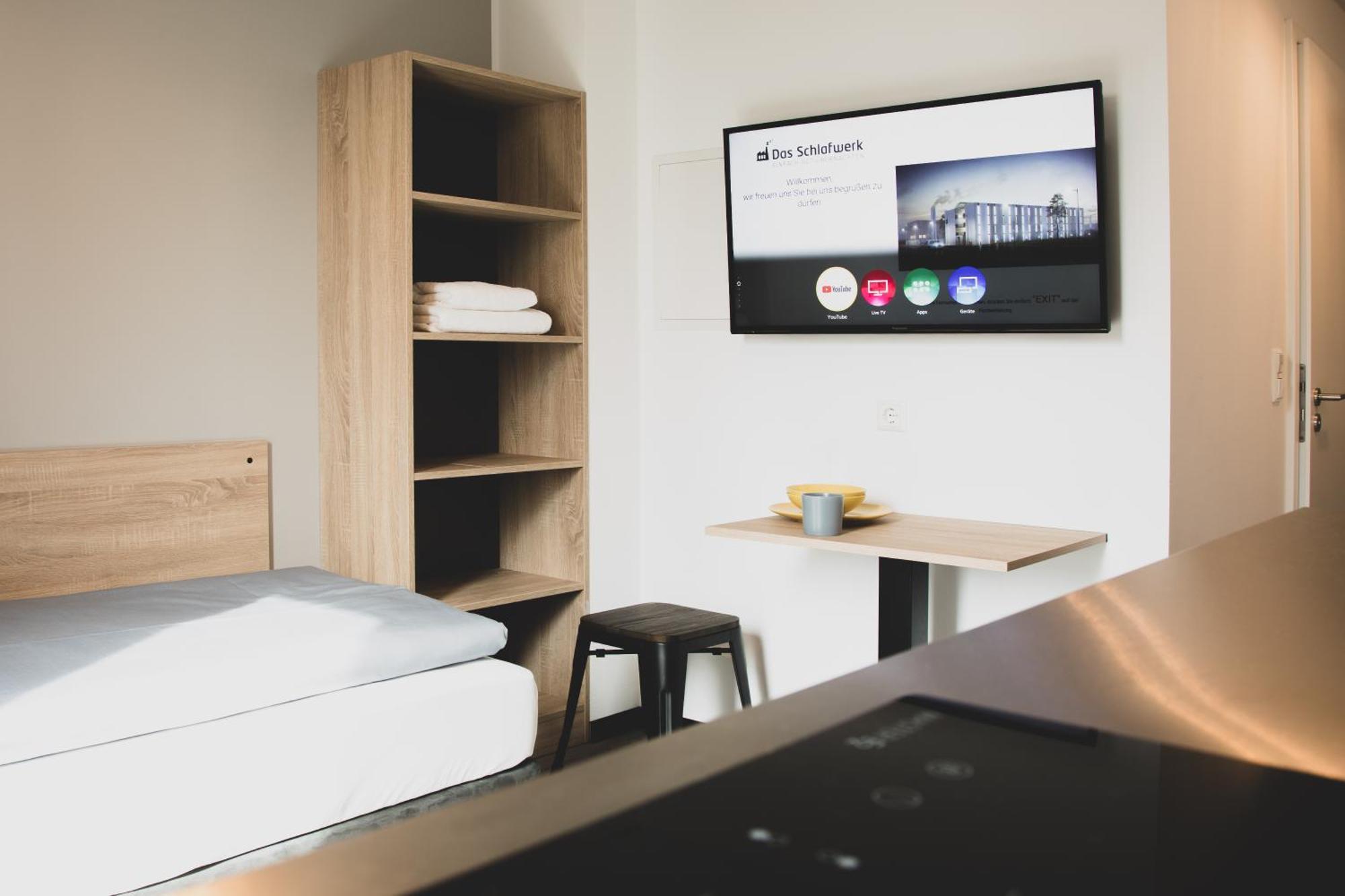 Korntal-Münchingen Das Schlafwerk Stuttgart-Nord Volldigitales Hotel-Self-Check In - Keine Rezeption-Lowbudget-Cashless المظهر الخارجي الصورة