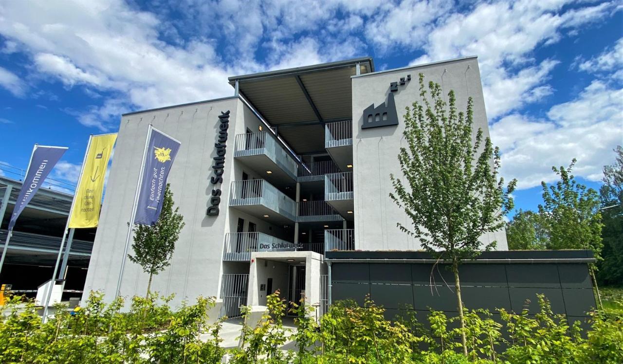 Korntal-Münchingen Das Schlafwerk Stuttgart-Nord Volldigitales Hotel-Self-Check In - Keine Rezeption-Lowbudget-Cashless المظهر الخارجي الصورة